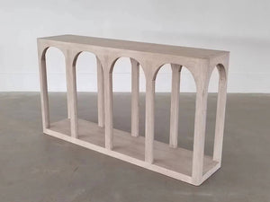 Lilys Ming Arch Console Table Whitewash 59X14X32H 90740010
