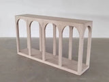 Lilys Ming Arch Console Table Whitewash 59X14X32H 90740010