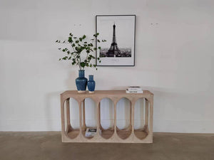 Lilys Ming Arch Console Table White Wash 59X14X32H 90740010