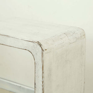 Lilys Reclaimed Wood Peking Ming Console Table Off White Pre-Order Only 90740010N