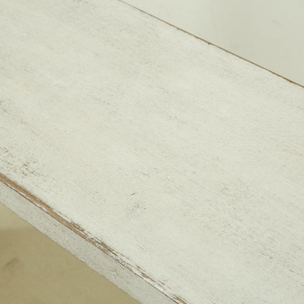 Lilys Reclaimed Wood Peking Ming Console Table Off White Pre-Order Only 90740010N