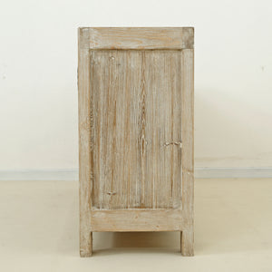 Lilys Glass Cabinet With 4 Doors Weathered White Wash--25% Discount 90770110