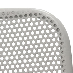 Eurostyle Nansen Stackable Outdoor Armchair Set – Elegant Design, Durable Steel, Perfect For Summer Gatherings Oyster Gray Steel 90772-oysgry