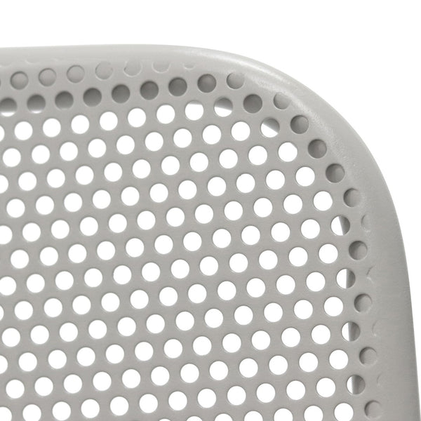 Eurostyle Nansen Stackable Outdoor Armchair Set – Elegant Design, Durable Steel, Perfect For Summer Gatherings Oyster Gray Steel 90772-oysgry