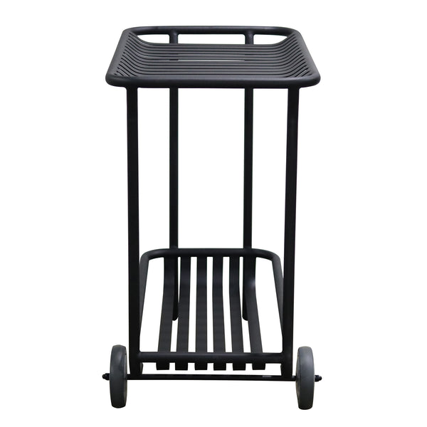 Enid Outdoor Cart in Black 90780-BLK EuroStyle