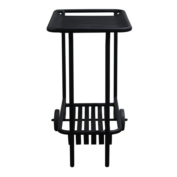 Enid Outdoor Cart in Black 90780-BLK EuroStyle