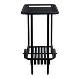 Enid Outdoor Cart in Black 90780-BLK EuroStyle