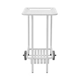 Enid Outdoor Cart in White 90780-WHT EuroStyle