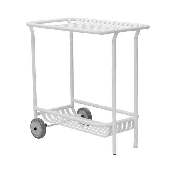 Enid Outdoor Cart in White 90780-WHT EuroStyle