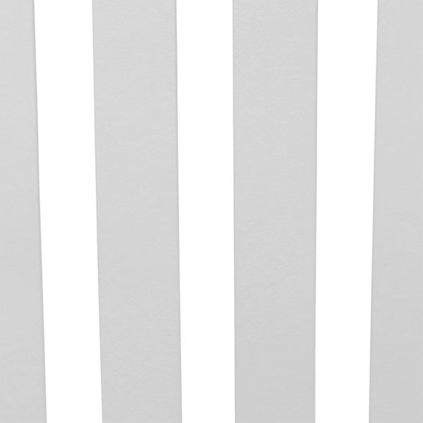 EuroStyle Enid Powder-Coated Steel Rolling Cart with Open Slat Shelves for Patio or Home White 90780-WHT