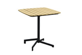 Kalmar Outdoor Table in Natural with Column and Base in Black 90794-NAT EuroStyle