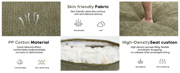 English Elm Modern Minimalist Modular Sectional Sofa - Stylish Cloud Couch With Right-Facing Chaise For Cozy Living W2959S00013