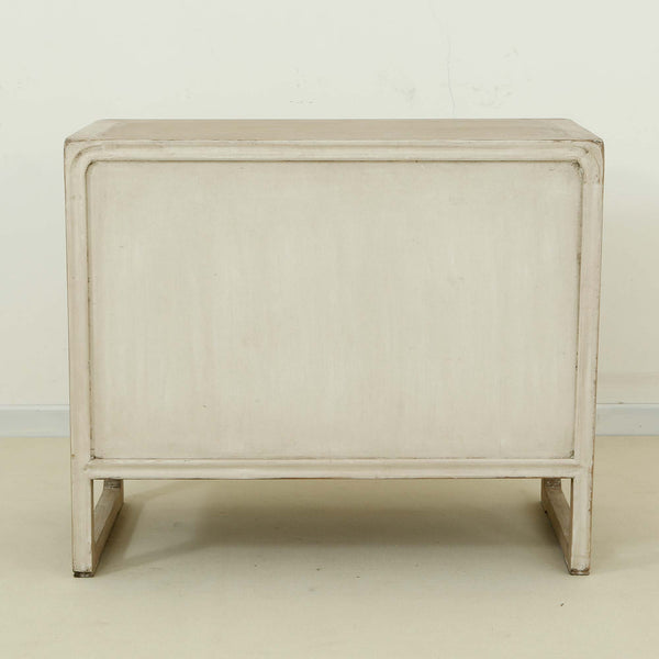 Lilys Peking Ming Side Table With 4 Drawers Antique Off White 9081