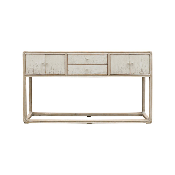 Lilys Peking Ming Console Table With 2 Drawers Antique Off White 90820010