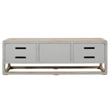 Lilys Peking Ming Media Console With Drawers Weathered White Wash-12.5% Discount 9083-WS