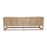 Lilys Peking Ming Media Console With Drawers Weathered White Wash-12.5% Discount 9083-WS