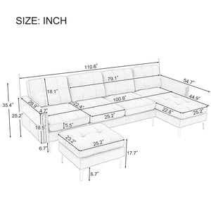 English Elm Twin Platform Bed Solid Pine Frame Six Drawer Storage Clean Modern Bedroom Design Light Grey N719S000970E
