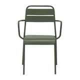 Rosco Outdoor Armchair in Dark Green - Set of 2 90865-DKGRN EuroStyle