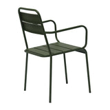 Rosco Outdoor Armchair in Dark Green - Set of 2 90865-DKGRN EuroStyle