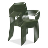 Rosco Outdoor Armchair in Dark Green - Set of 2 90865-DKGRN EuroStyle