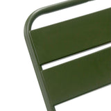 Rosco Outdoor Side Chair in Dark Green - Set of 2 90867-DKGRN EuroStyle