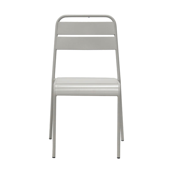 Rosco Outdoor Side Chair in Oyster Gray - Set of 2 90867-OYSGRY EuroStyle