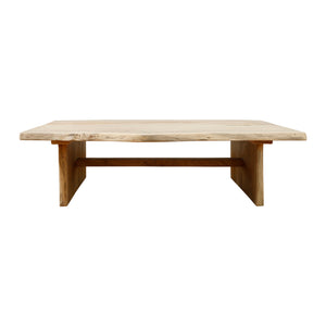 Lilys 69" Live Edge Walnut Wood Coffee Table Natural (Size And Color Vary) 9087-XL