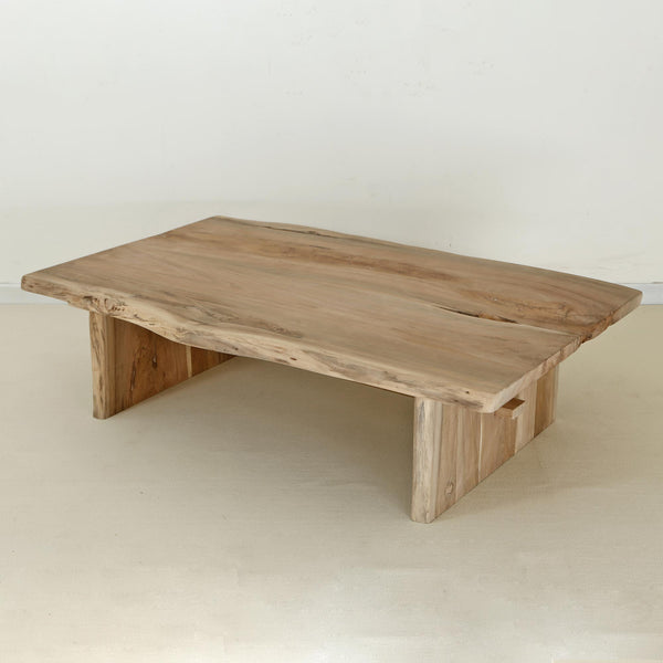 Lilys 69" Live Edge Walnut Wood Coffee Table Natural (Size And Color Vary) 9087-XL