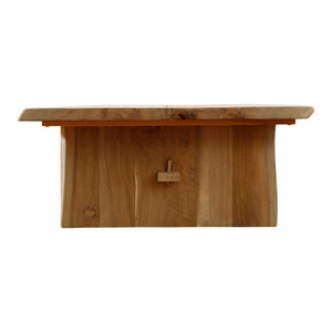 Lilys 69" Live Edge Walnut Wood Coffee Table Natural (Size And Color Vary) 9087-XL