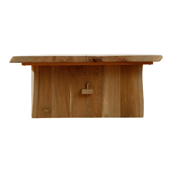 Lilys 69" Live Edge Walnut Wood Coffee Table Natural (Size And Color Vary) 9087-XL