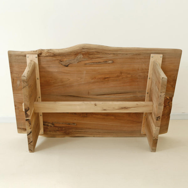 Lilys 69" Live Edge Walnut Wood Coffee Table Natural (Size And Color Vary) 9087-XL