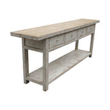 Lilys Amalfi Two Tones Console Table With 4 Drawers 9088-L