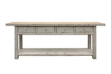 Lilys Amalfi Two Tones Console Table With 4 Drawers 9088-L