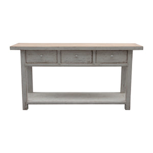 Lilys Amalfi Two Tones Console Table With 3 Drawers 9088