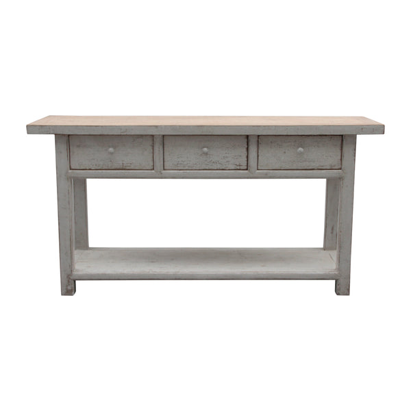 Lilys Amalfi Two Tones Console Table With 3 Drawers 9088