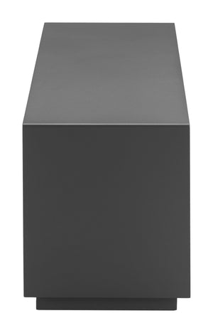 Zuo Modern Kokos Coffee Table In Charcoal - Modern Aluminum Design For Stylish Living Rooms & Lounges Gray Aluminum 704074-zuo-modern