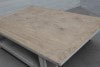 Lilys Song Coffee Table With Shelf Antique Off White 9090-W