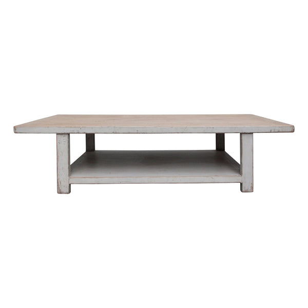 Lilys Song Coffee Table With Shelf Antique Off White Small 55X32 9090W-S