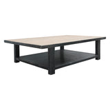 Lilys Song Coffee Table Antique Black 67X43 9090-BL