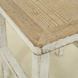 Lilys Song Side Table Antique Off White 9091-W