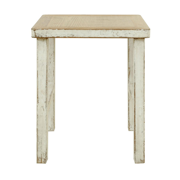 Lilys Song Side Table Antique Off White 9091-W