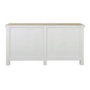 Lilys Amalfi Two Tones Sideboard With 4 Rattan Doors 9092-W