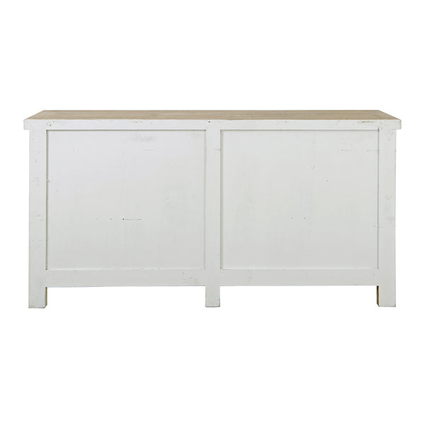 Lilys Amalfi Two Tones Sideboard With 4 Rattan Doors 9092-W