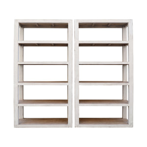 Lilys Amalfi Two Tones Grand Frame Pinewood Shelf  Antique Off White 9093-W