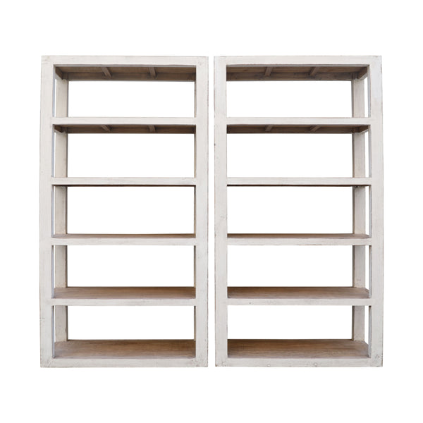 Lilys Amalfi Two Tones Grand Frame Pinewood Shelf  Antique Off White 9093-W