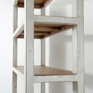 Lilys Amalfi Two Tones Grand Frame Pinewood Shelf  Antique Off White 9093-W