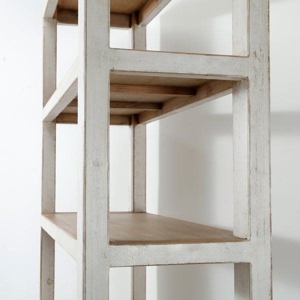 Lilys Amalfi Two Tones Grand Frame Pinewood Shelf  Antique Off White 9093-W