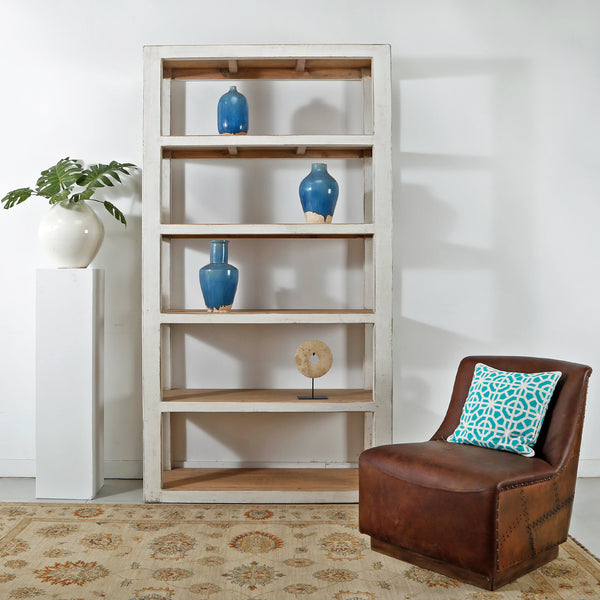 Lilys Amalfi Two Tones Grand Frame Pinewood Shelf  Antique Off White 9093-W