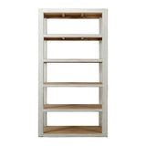 Amalfi Two Tones Grand Frame Pinewood Shelf  Antique Off White