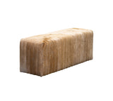 Olivia + Quinn Bryant Bench Ottoman 9095_HAIRONHIDECAMEL Hair on Hide Camel